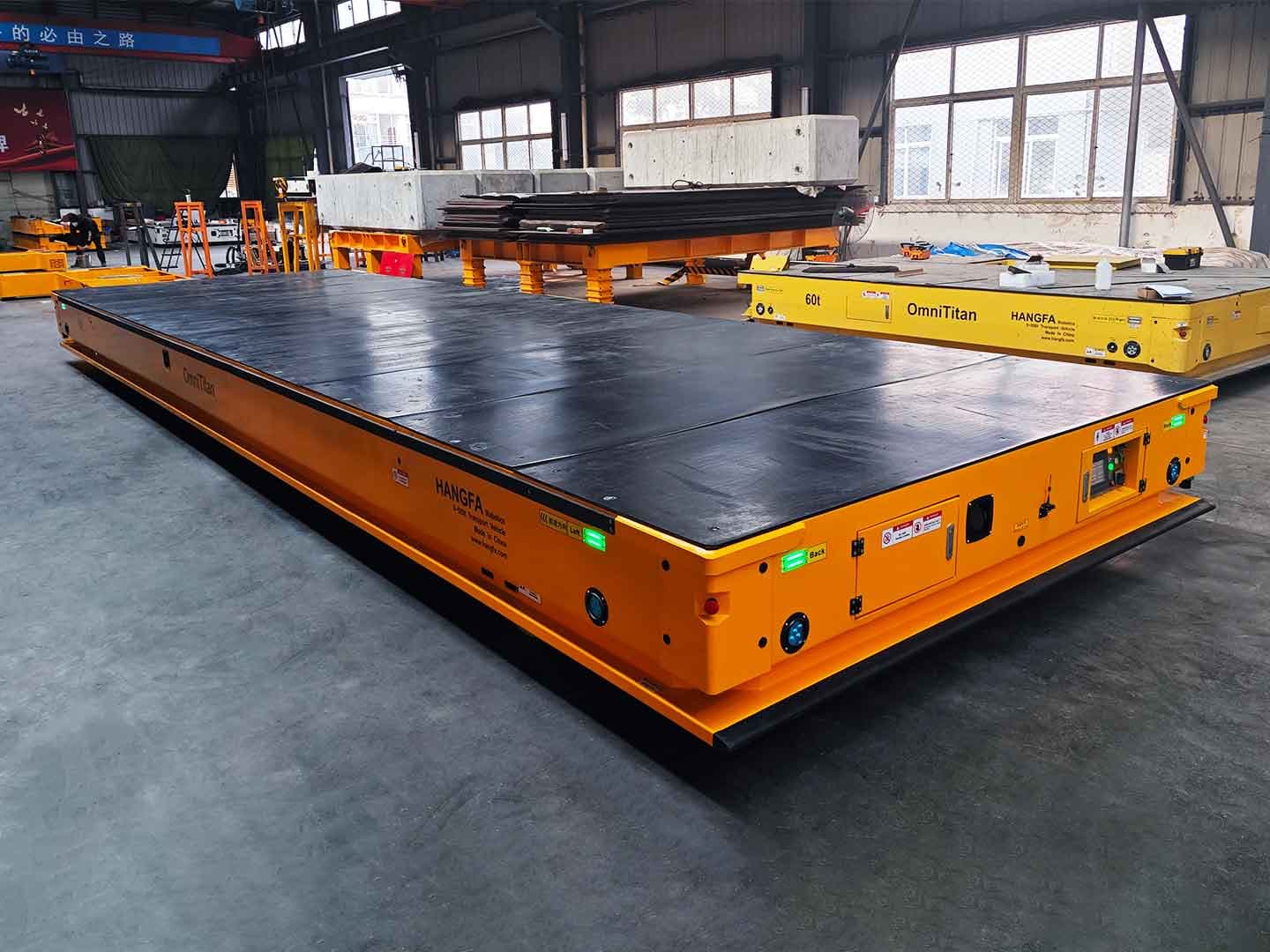 Application of 50t Heavy duty AGV in the Transportation of Large Components-0