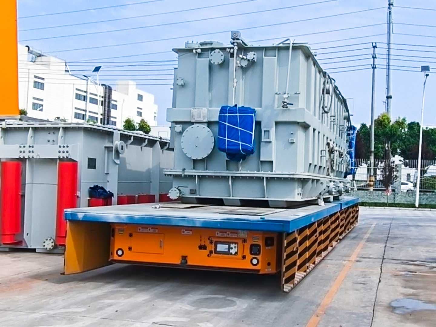 110t Dual-Vehicle Synchronized Heavy-Duty Transport Vehicle for Transformer Transportation-2
