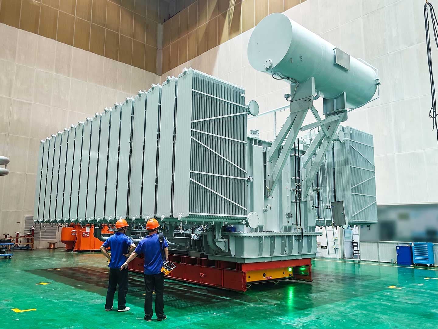 Application of 300-ton Heavy-Duty Transport Vehicle for Transformer Transfer-2