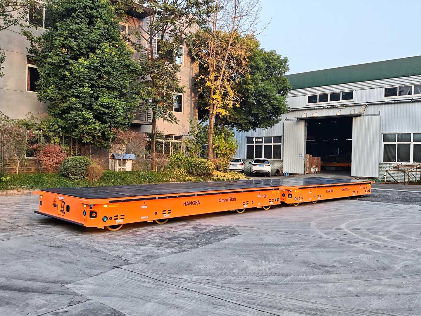 160t双车联动全向车应用于部件转运-0