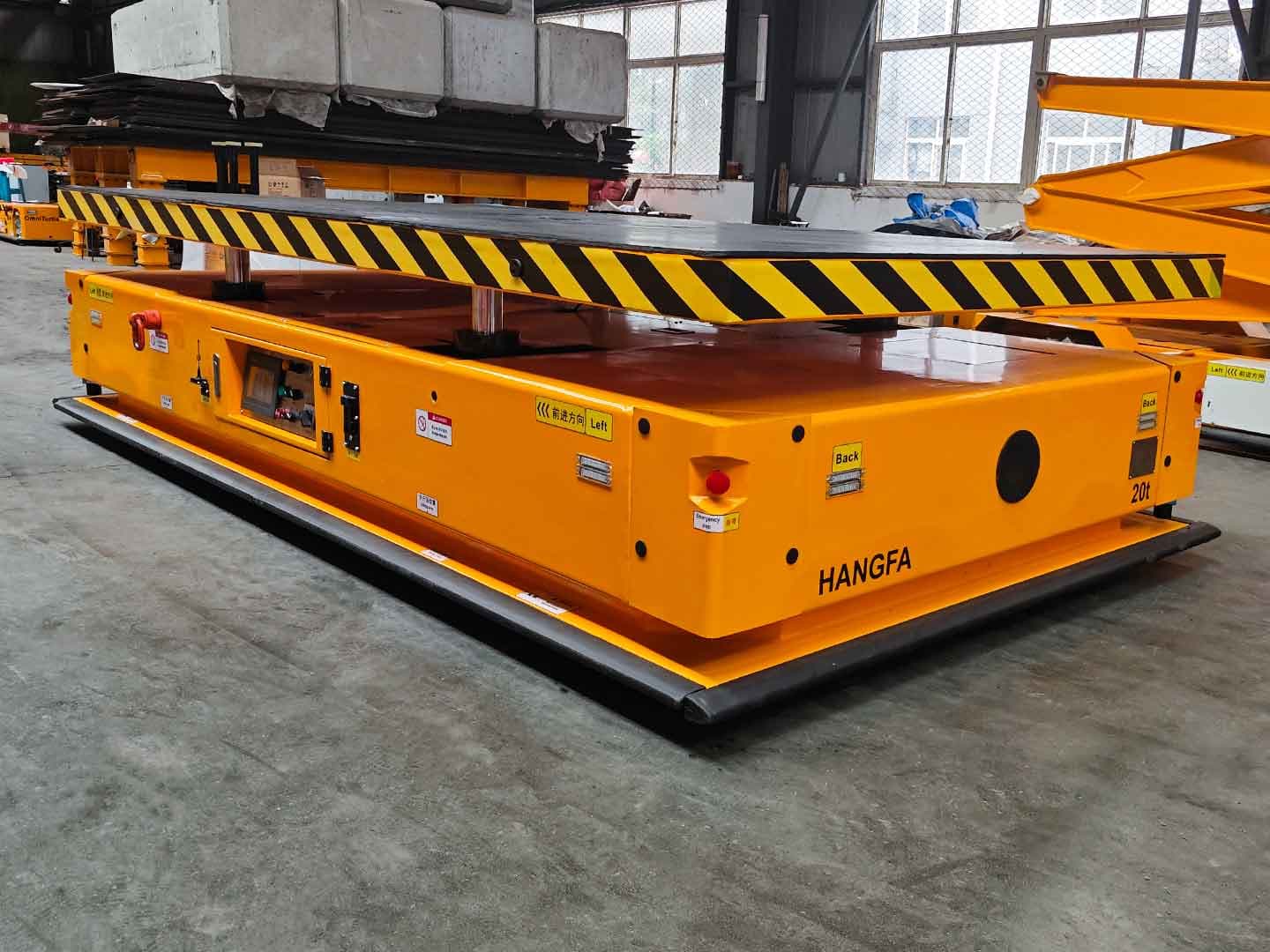 20t全向AGV应用于转运部件-2